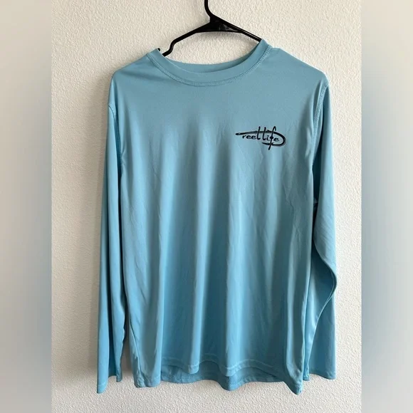 Fishing Shirt Reel Life Men's Long Sleeve Uv Tee PGA TOUR UV